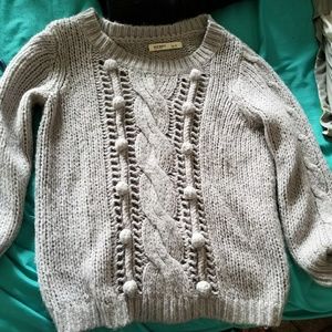 Grey pullover sweater